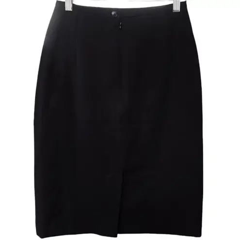 Vertigo Paris VTG Pencil Skirt Corpcore Business Casual Workwear Sz 4 Black