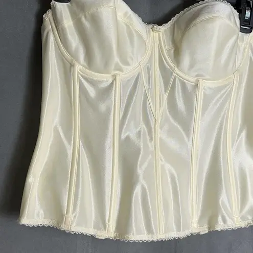 Dominique 8950 Corset Longline Bridal Bra Juliette 42B Ivory Strapless Garters Size undefined