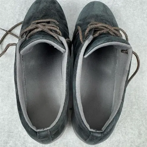 Duluth Trading Co Women's Black Leather Lace-Up Shoes Size 11 Casual