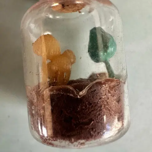 Whimsical Charm Choker Necklace Cottagecore Fairycore Frog Mushroom Terrarium