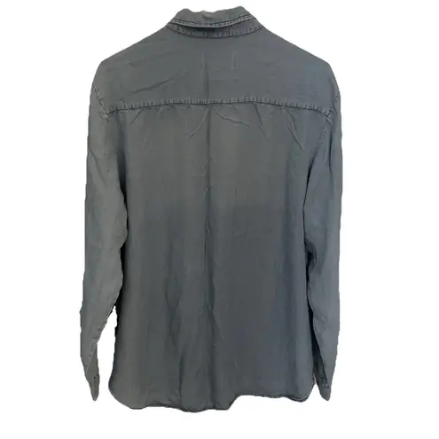 Stoosh Vintage Denim Button Up Top Women’s M Long Sleeve Western Cowgirl Shirt