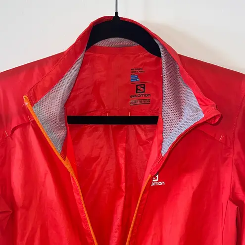 Salomon AGILE WIND JACKET Orange Performance Jacket