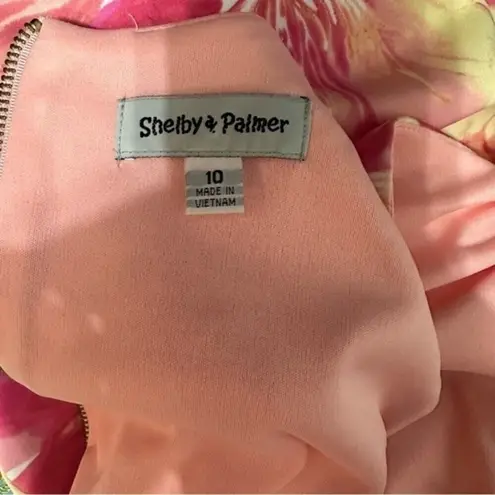 Shelby & Palmer Shelby & Palmer Floral Print Multi-Colored Dress Size 10