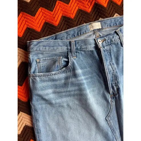 Favorite Daughter NWOT The Sunny Low Slung Denim Maxi Skirt sz 33 Blue