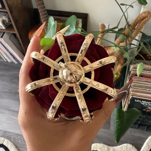 Mini Queen King Crown Hair Clip Accessory Gold