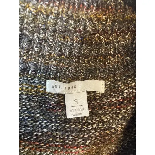 Boho Brown Open Front Fringe Cardigan Vest Women's S Fairy Western Hippie