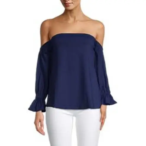 Susana Monaco Puff Sleeve Off-The-Shoulder Top