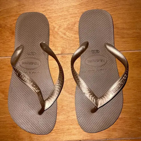 Havaianas 𝅺 slim flipflops brown size 39/40