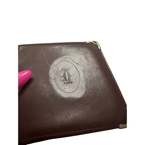 Cartier Vintage Men’s Leather BiFold Wallet