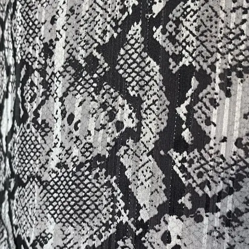 Dress Forum Shadow Stripe Python Print Blouse - Size S