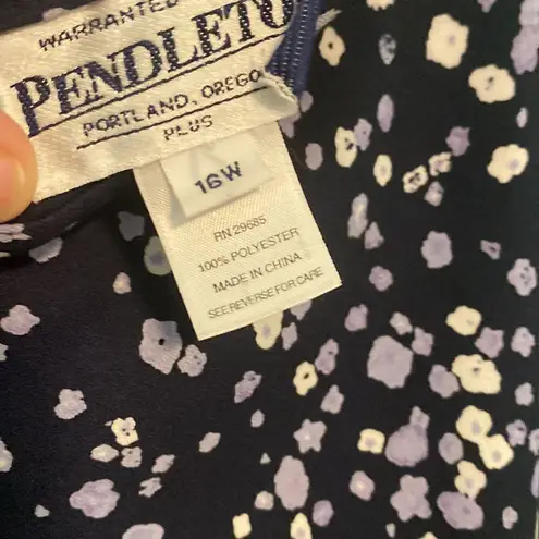 Pendleton Vintage  Micro Floral Pencil Skirt   