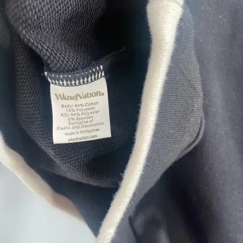 WKND NATION Sweatshirt Size Small Pullover HomeworkSocial Comfort Work Wear