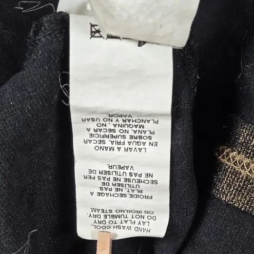 Karen Kane Shell Metallic Front Tank Top Blouse Gold Copper M