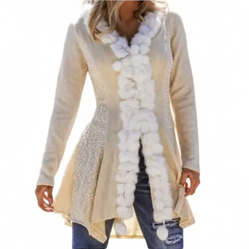 Ryu Handmade Fur Detailed Cardigan