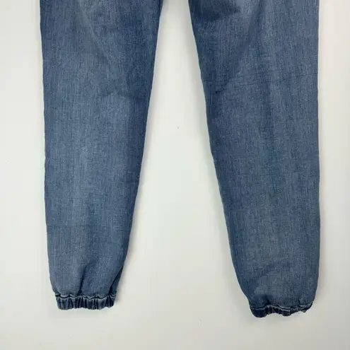 American Eagle  Denim Jogger Pants Sz 0 Super Stretch Jeans Ankle Cuff