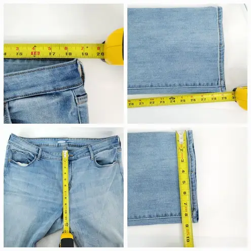 Old Navy  Jeans Womens 16 Short Blue Kicker Boot Cut Stretch Denim