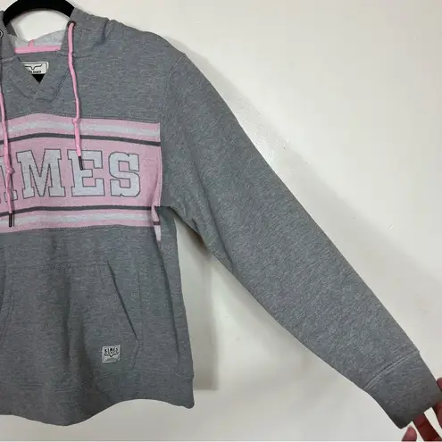 Kimes Ranch  Western North Star Hoodie Sweatshirt Medium Pink Outdoor