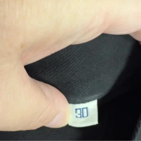 Daily Blue By AG Mantra Wide Barrel Leg Jeans Coated Octopus Button Fly 30 NEW Black