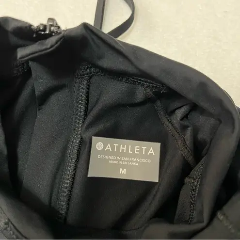 Athleta back zip long sleeves pullover with side pocket