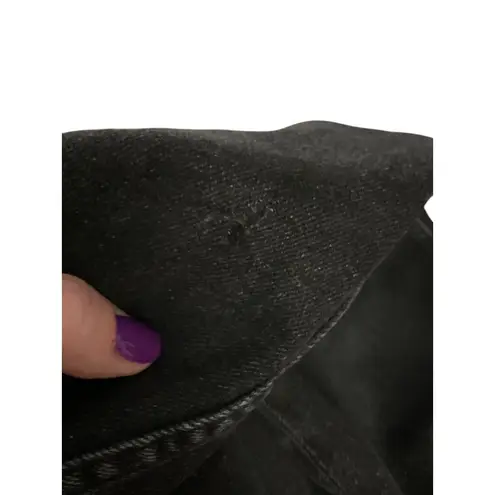 RE/DONE Womens High-Rise Straight Leg Black Denim Jeans Size 29