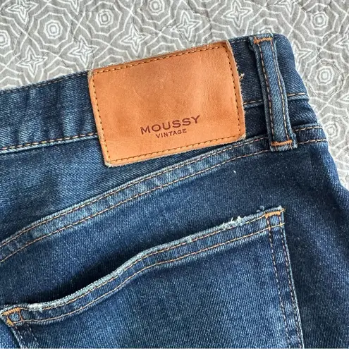 Moussy Vintage Denim Cicero Skinny Ankle Jean Dark Blue Wash MV Japan Size 29