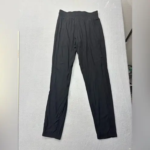 David Lerner XS Black Casual Pants Randall Pants Adjustable Waist Silk Spandex