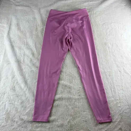 Year Of Ours Lace Up High Waist Leggings Pink Tie Front Workout Pant Women’s M Size M