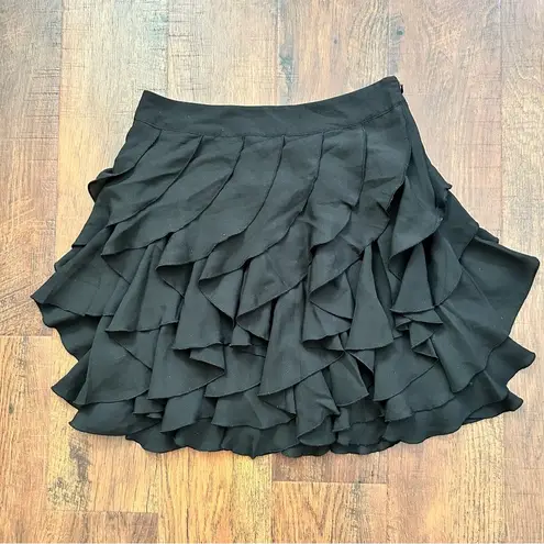 Kardashian Kollection KARDASHION KOLLECTION black ruffled mini skirt, size M, NWOT