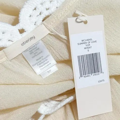 Eberjay EBERJEY Summer of Love Ilda Woven Dress, Wheat, Small