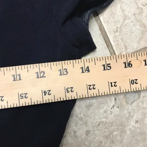 Emporio Armani Emma Seamed V-Neck Navy Blue Minidress size 36