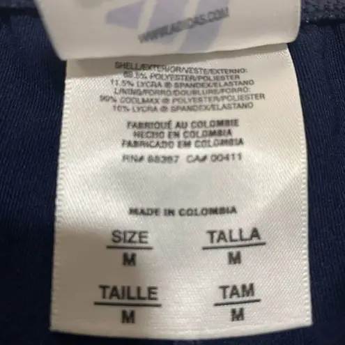 Adidas  Womens Climalite Track Pants 3-Striped Tapered Pull-On Navy Size Medium