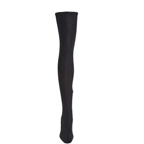 Brother Vellies Brandy Over The knee Thigh High heels Size 9 Black
