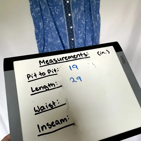 J.Jill blue sleeveless lightweight rayon top women's size small summery button