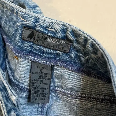 Liz Wear Vintage Tapered High Waisted Mom Jeans 6 Petite 26