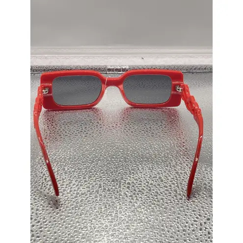 Women's Red Big sunglasses
