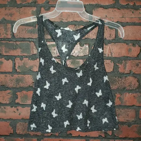 Map To Mars Soft Sexy Twist TBack Cropped Yoga Top M