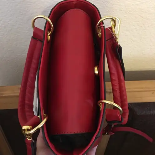 Adrienne Vittadini red crossbody Tote bag NWT