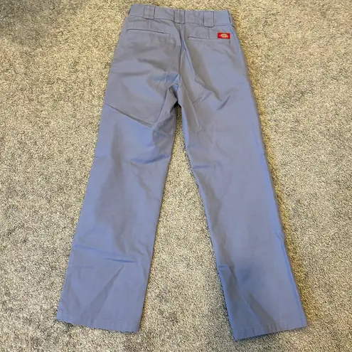Dickies Worker Crop Roll Hem Periwinkle Trouser Pants SIZE 0 SIZE 24