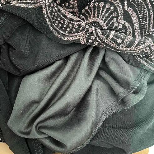 Jump NWT Apparel Sparkle Dress Medium Black Rose Gold Glitter m
