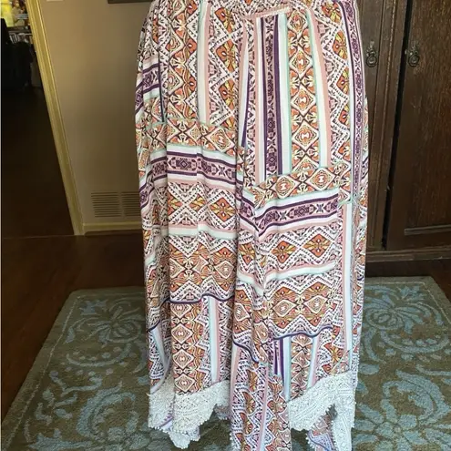 Democracy 🌼 Boho-Chic Vibes! This midi skirt is perfect for spring and summer S