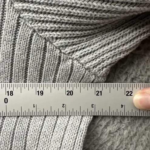 Habitat Clothes To Live In Roll Neck Knit Sweater Gray Lagenlook Women's Medium