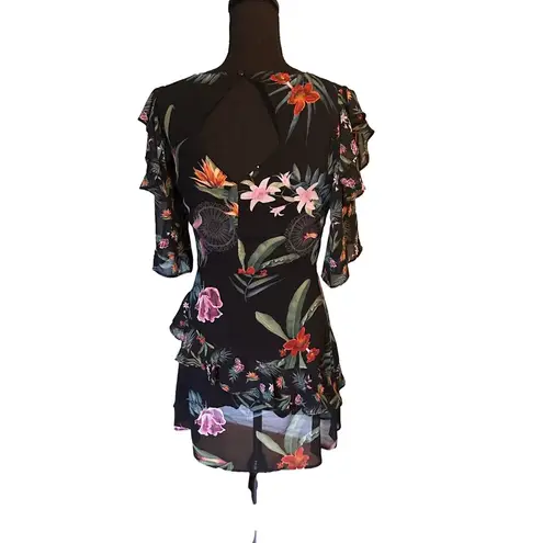 Desigual  Floral Black Mini Dress