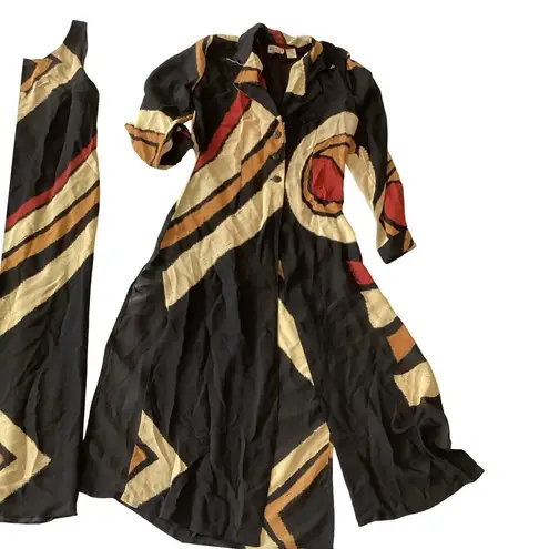 Nefertiti Collection 2 pc Dress Set Black Size M