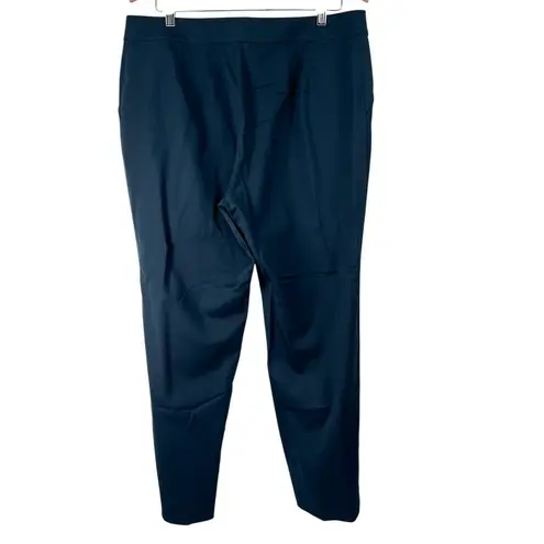 St. John 14 Pants Trouser tapered Slim Fit Navy Blue Womens Luxury 29" inseam - Image 3
