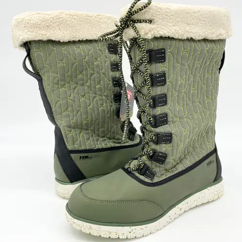 L.L.Bean Ultralight Pac Boots Tall Insulated Winter Boots Deep Olive 9 Green
