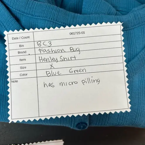 Fashion Bug Y2K Henley Top XL BOHO Ribbed Knit Comfy Casual ALT ASO Bella Swan Elena Gilbert