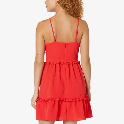 BCBGeneration  Cami A-Line Mini Dress Red Color Size XXS NEW