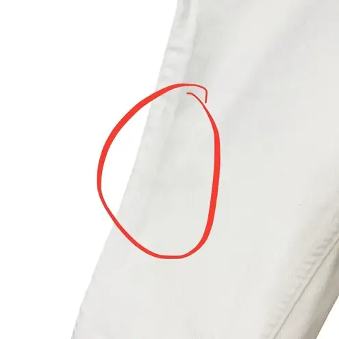 ANINE BING Frida Skinny Jeans Women’s Size 25 White Button Fly Stretch Denim