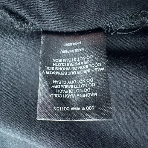 Generation Love Black Skull Tank 100% Pima Cotton Edgy Graphic Size Medium