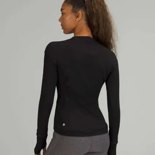 Lululemon  Close to Crossing Long Sleeve *Rulu Black Women's 6